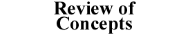 Review of Concepts