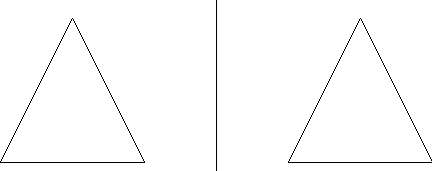 a pic like the one above withthe reflected triangle in place