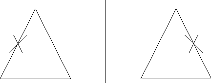 a pic like above with the x ontheproper line