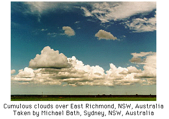 Cumolous clouds over East Richmond