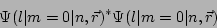 \begin{displaymath}
\Psi(l\vert m=0\vert n, \vec{r})^*\Psi(l\vert m=0\vert n, \vec{r})
\end{displaymath}