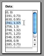 where to enter in the data