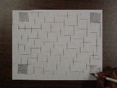 squares drawn