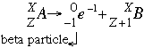 beta negative decay