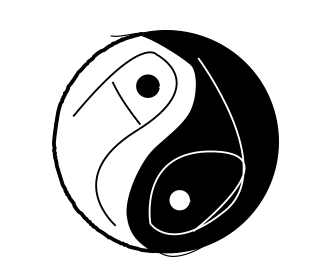 Web Banner from one of my Initial Logos; Yin and Yang