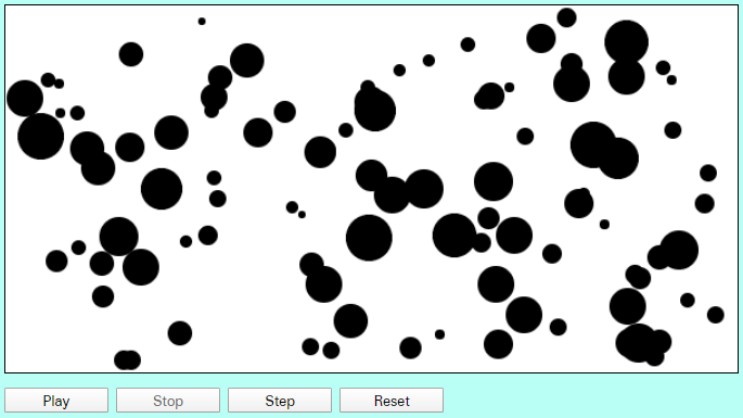 Bouncing Particles in JavaScript