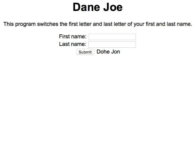 Dane Joe