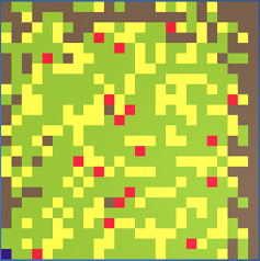 Starting configuration of 70% immunity